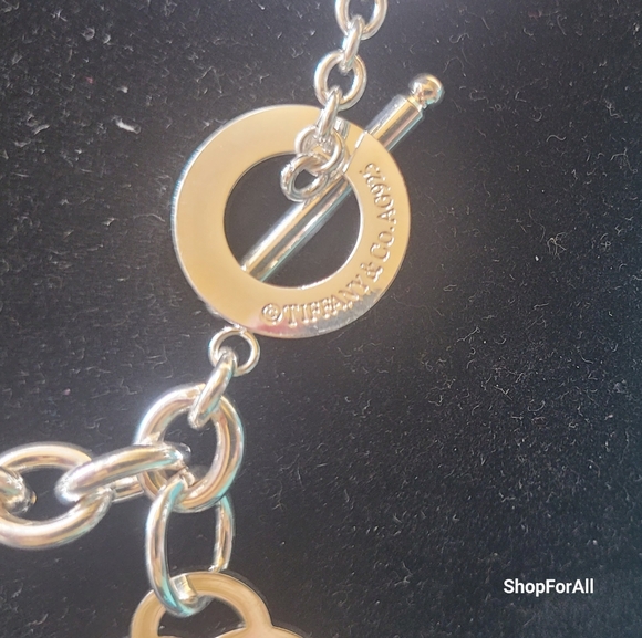 Tiffany & Co. Silver Heart Tag Charm Necklace - Picture 5 of 14